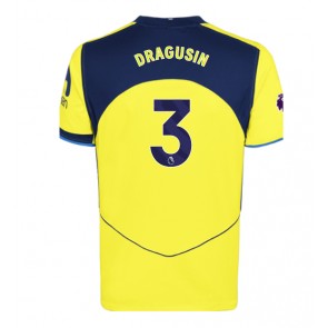 Lacne Muži Futbalové dres Tottenham Hotspur Radu Dragusin #3 2025-26 Krátky Rukáv - Tretina